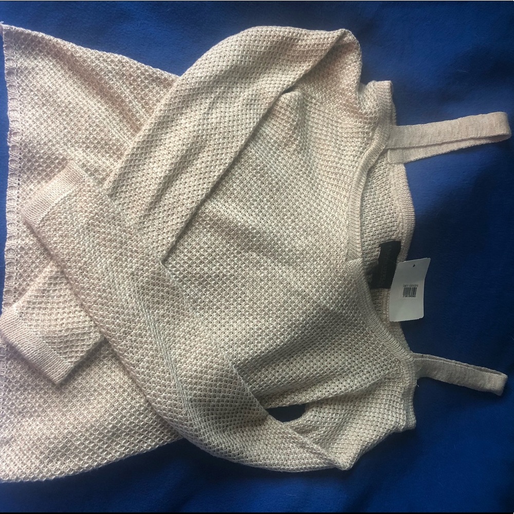 Open shoulder sweater